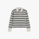 Broken Stripe Ecru / Black