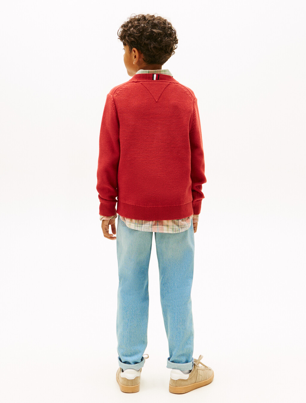 Monotype 印花圓領毛衣, Terracotta Red, hi-res