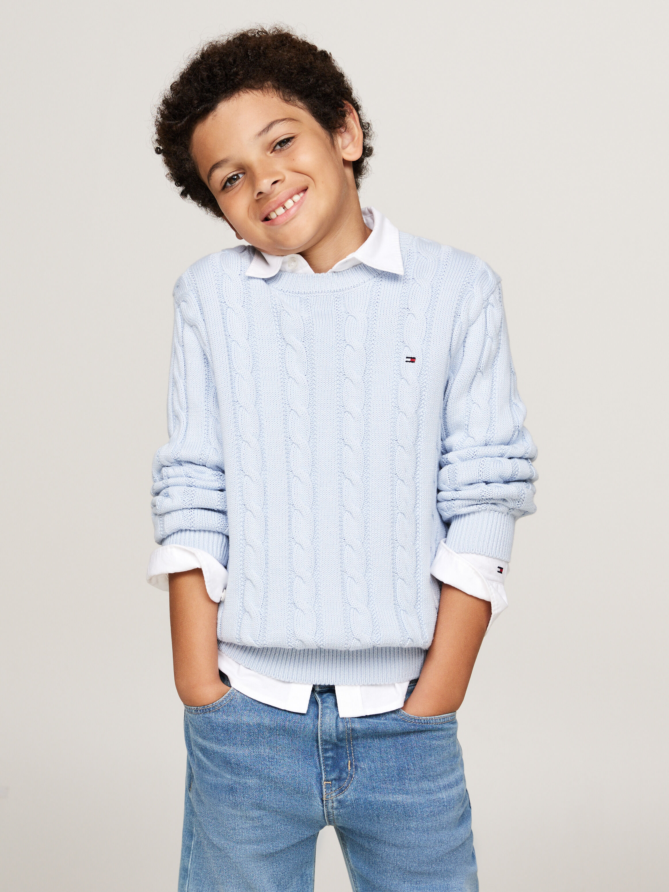 Tommy hilfiger cable knit sweater top