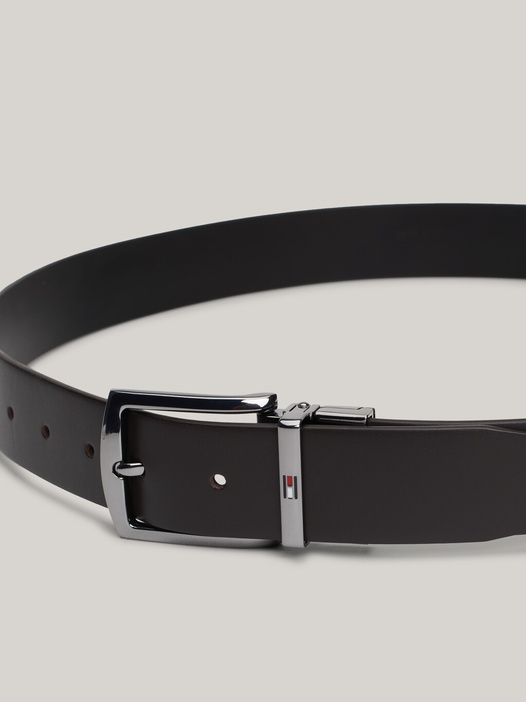 Denton Reversible Square Buckle Leather Belt, Testi Di Moro / Black, hi-res