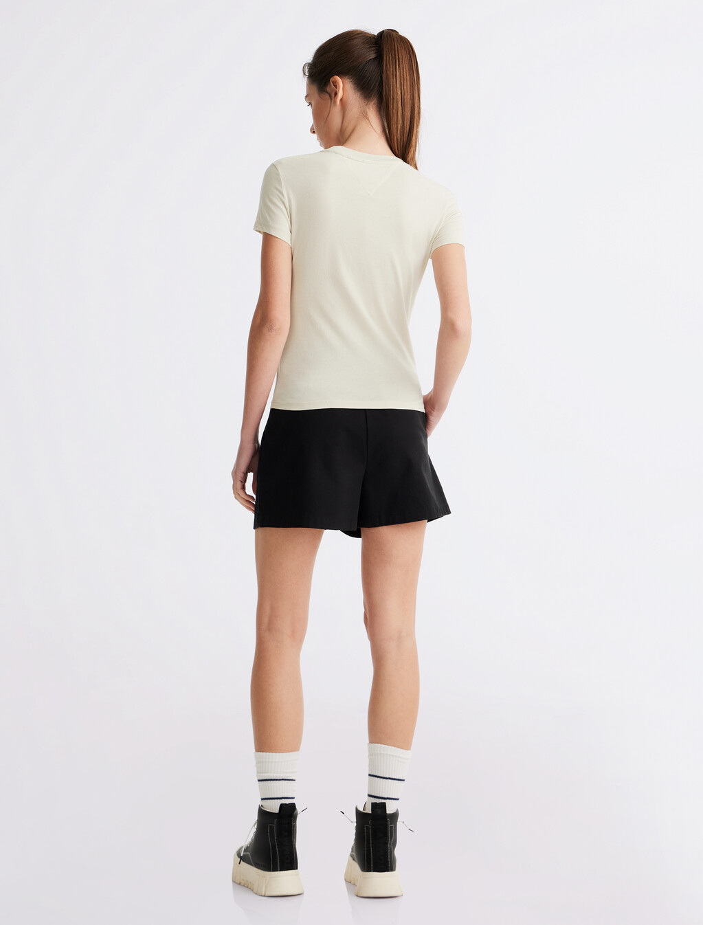 Small Linear Logo T-Shirt, Newsprint, hi-res