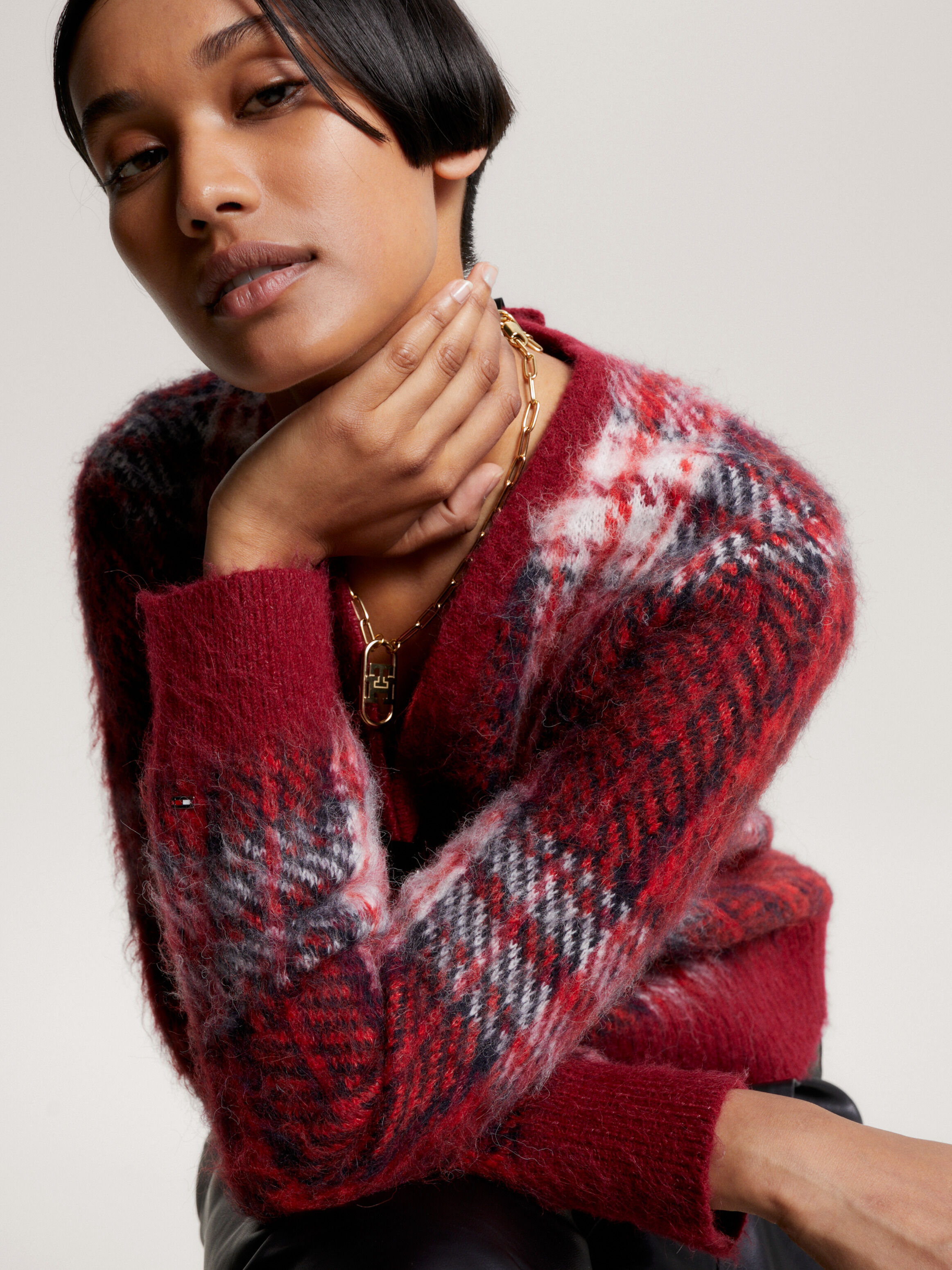 Cardigan tartan new arrivals