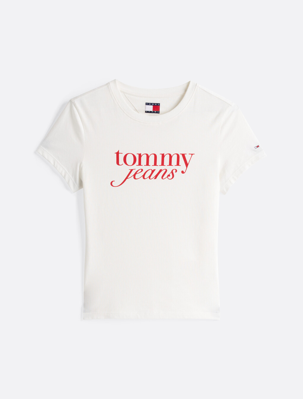 Logo Slim T-Shirt, Ecru, hi-res