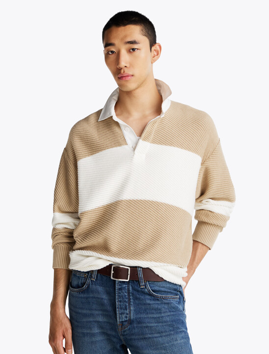 Rugby Jumper With Cashmere
