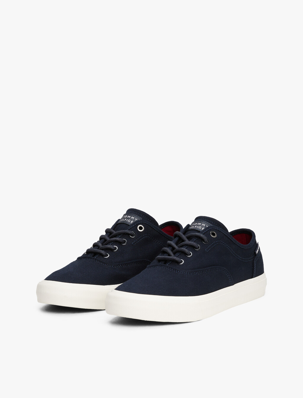 Canvas Embossed Logo Trainers, Desert Sky, hi-res