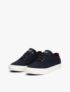 Canvas Embossed Logo Trainers, Desert Sky, hi-res
