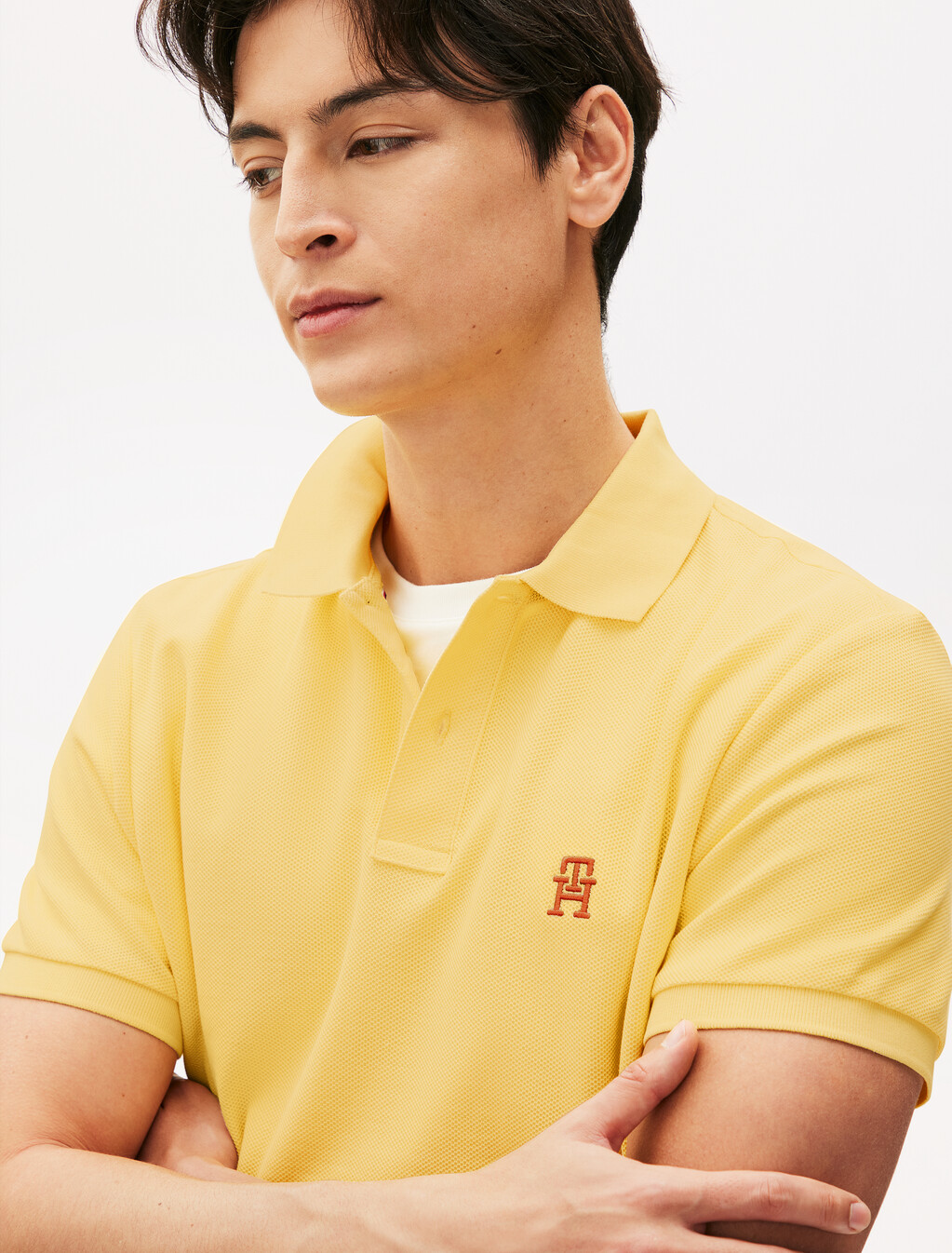 Monogram Logo Regular Polo, Citronella, hi-res