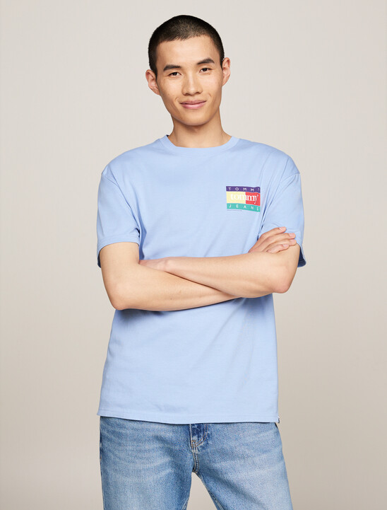 Crew Neck Back Logo T-Shirt