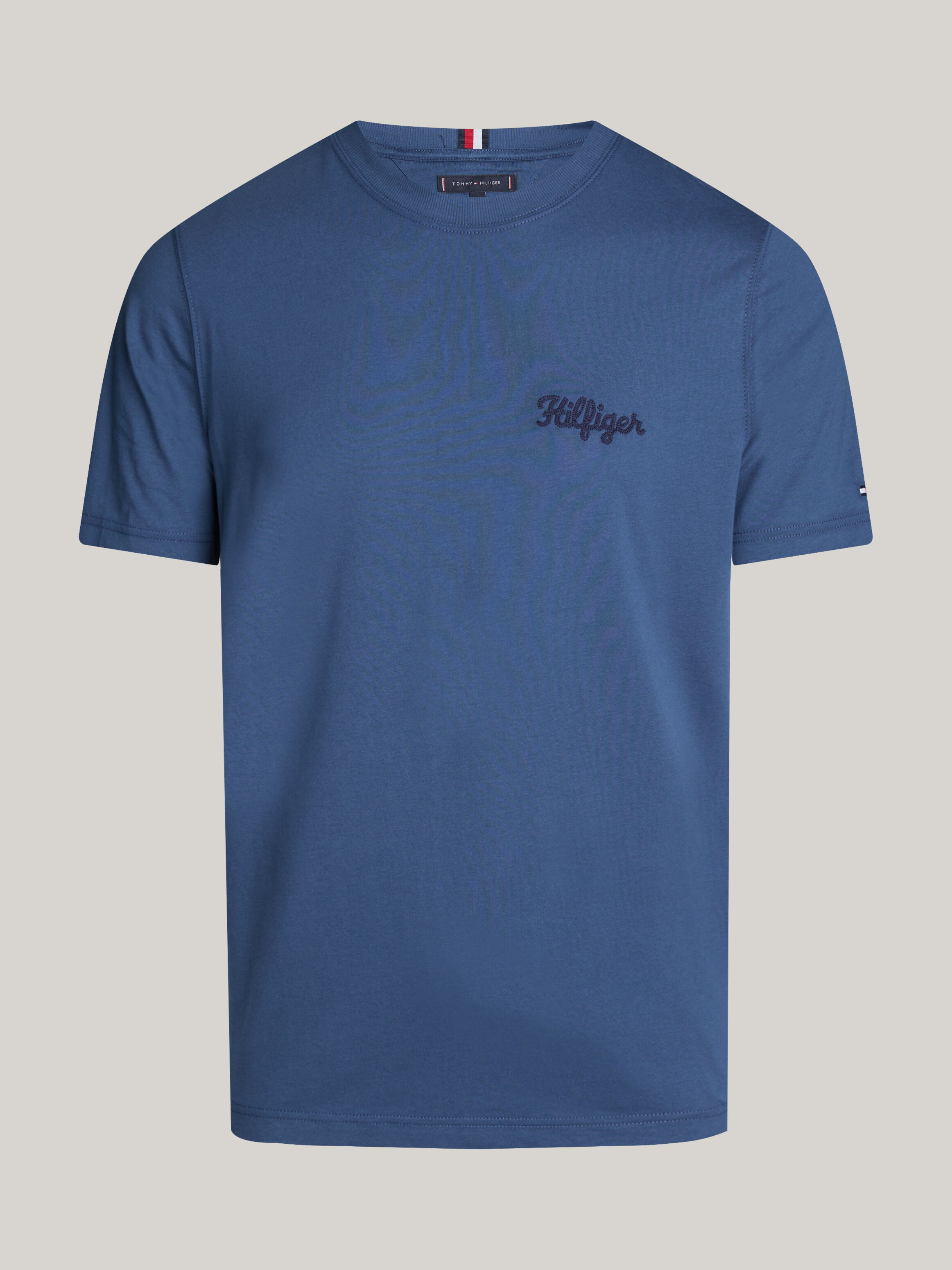 Logo Embroidery T Shirt blue Tommy Hilfiger