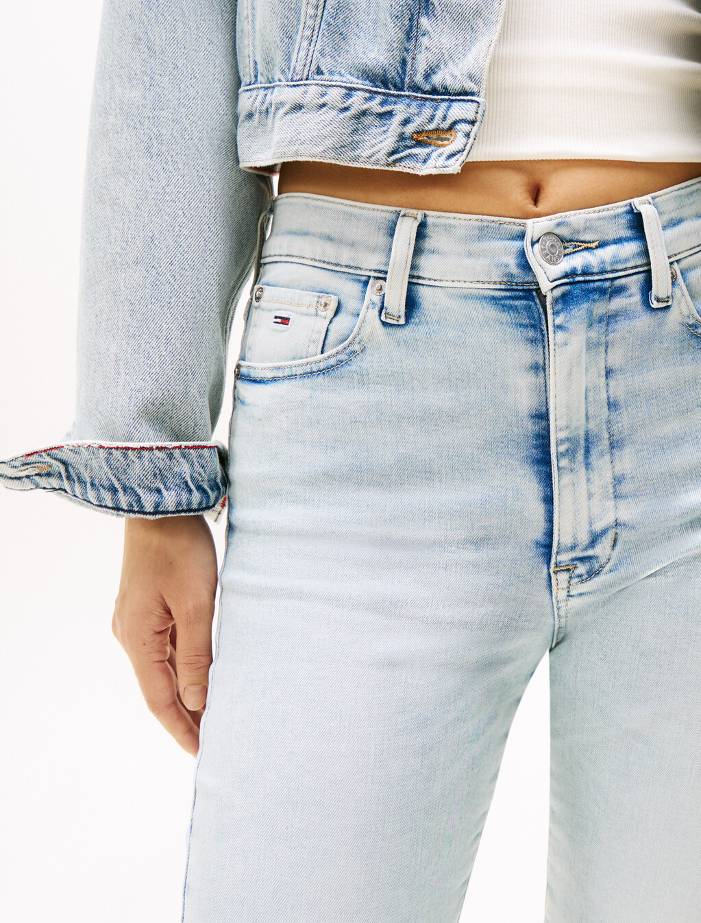 Sylvia High Rise Skinny Jeans, Denim Ultra Light, hi-res