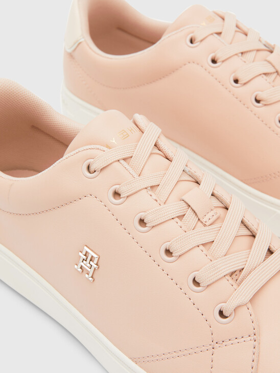 Elevated Essential Leather Court Trainers