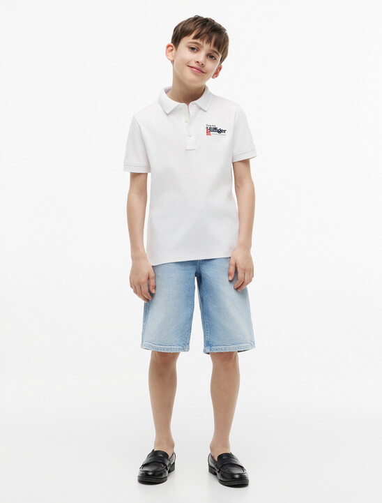 Regular Fit Graphic Embroidery Polo Shirt