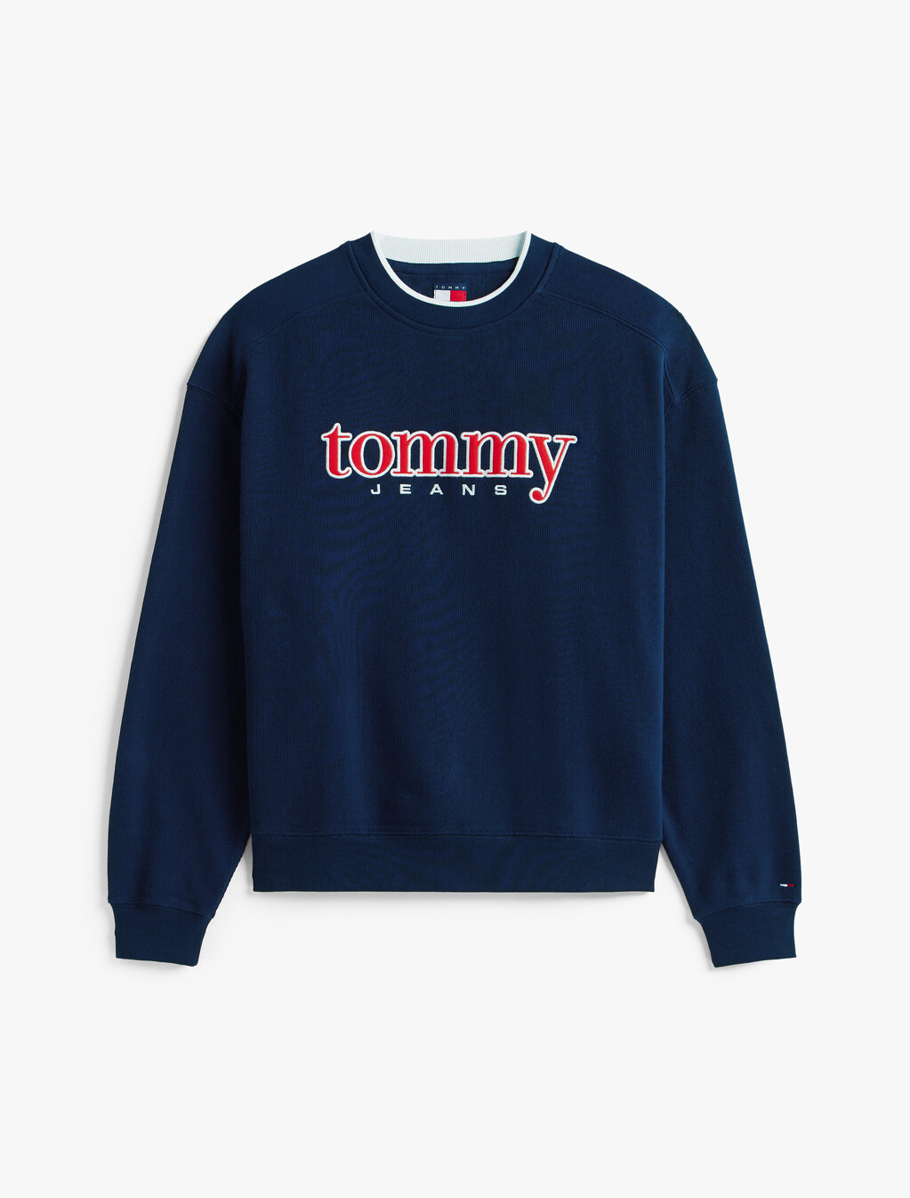 90s Logo Appliqué Fleece Sweatshirt, Dark Night Navy, hi-res
