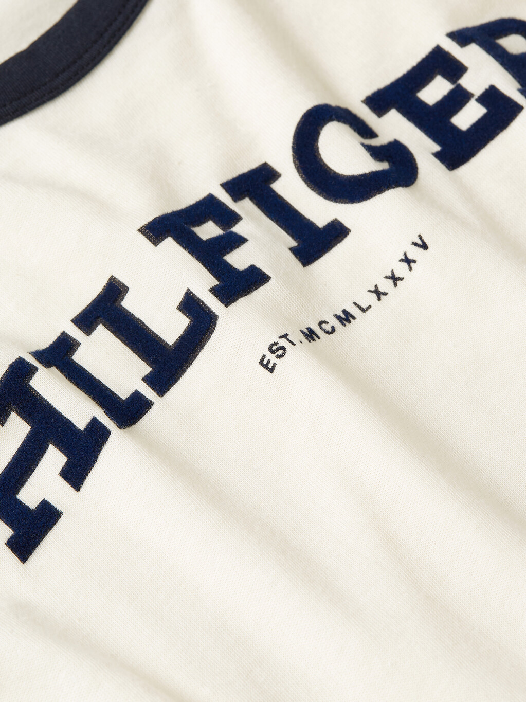 Hilfiger Monotype 植絨Logo T 恤, Calico, hi-res