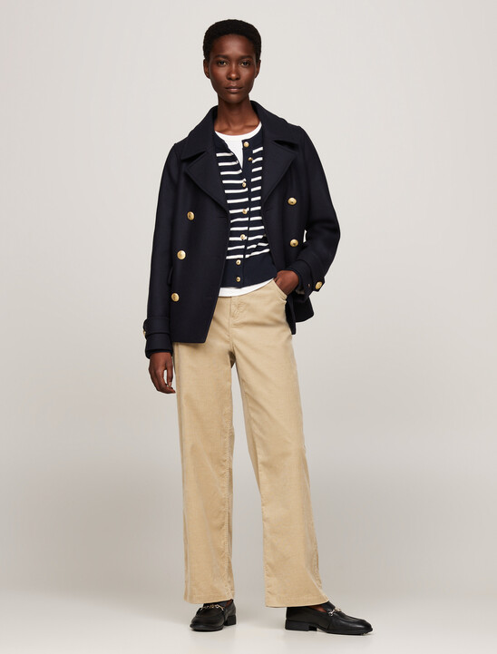 Corduroy Relaxed Straight Leg Trousers