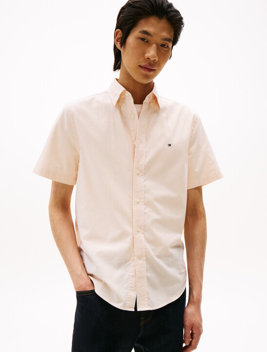 Asia Fit Lightweight Stripe Oxford Shirt