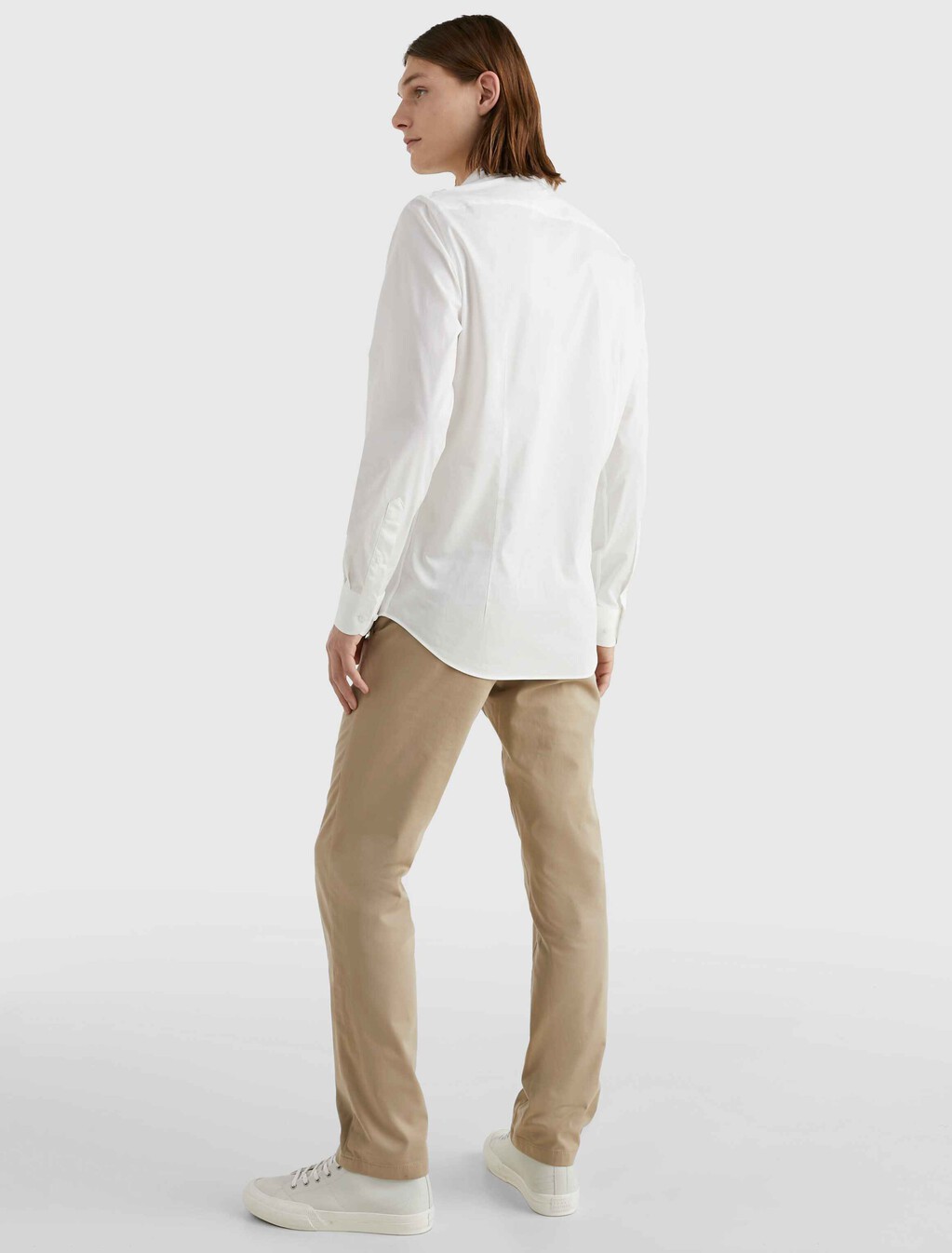 TH Flex Poplin Shirt, Bright White, hi-res