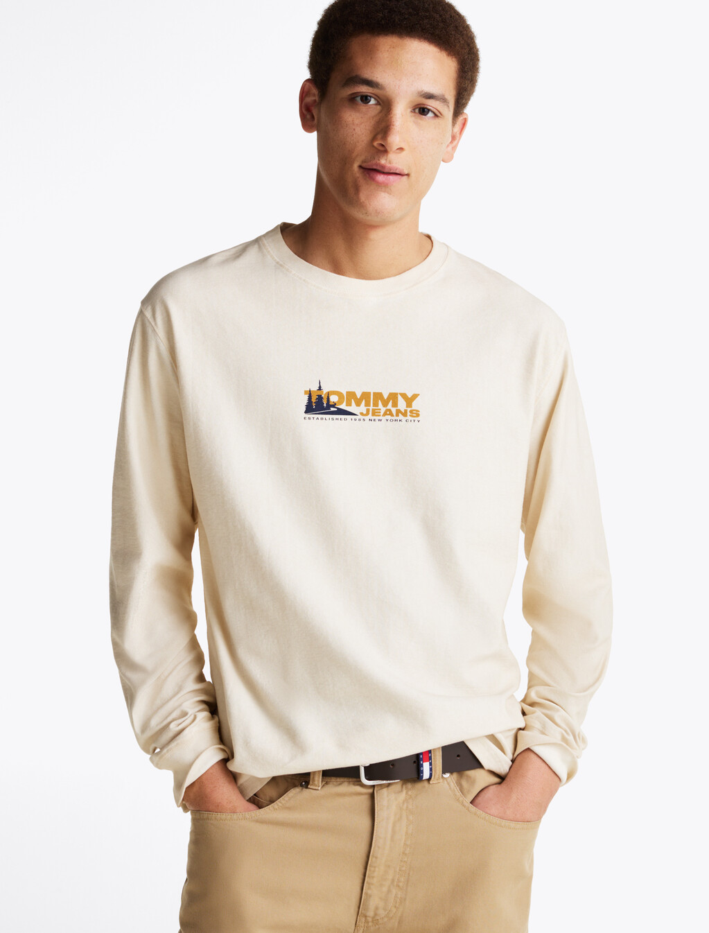 Back Logo Long Sleeve T-Shirt, Kelp, hi-res