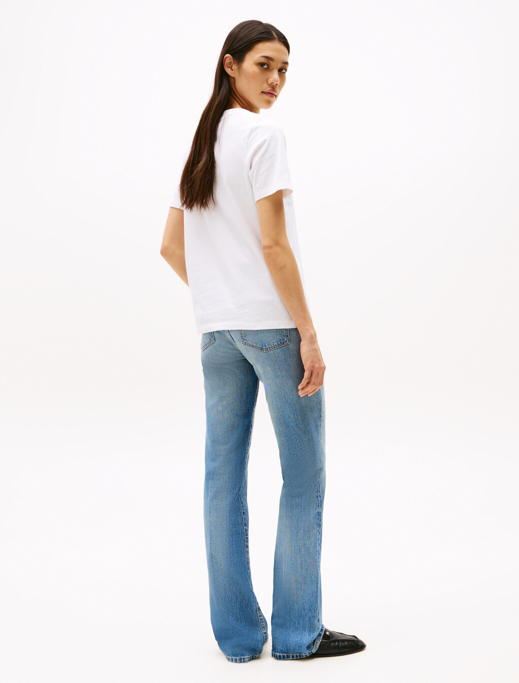 Contrast Flag T-Shirt, Th Optic White, hi-res