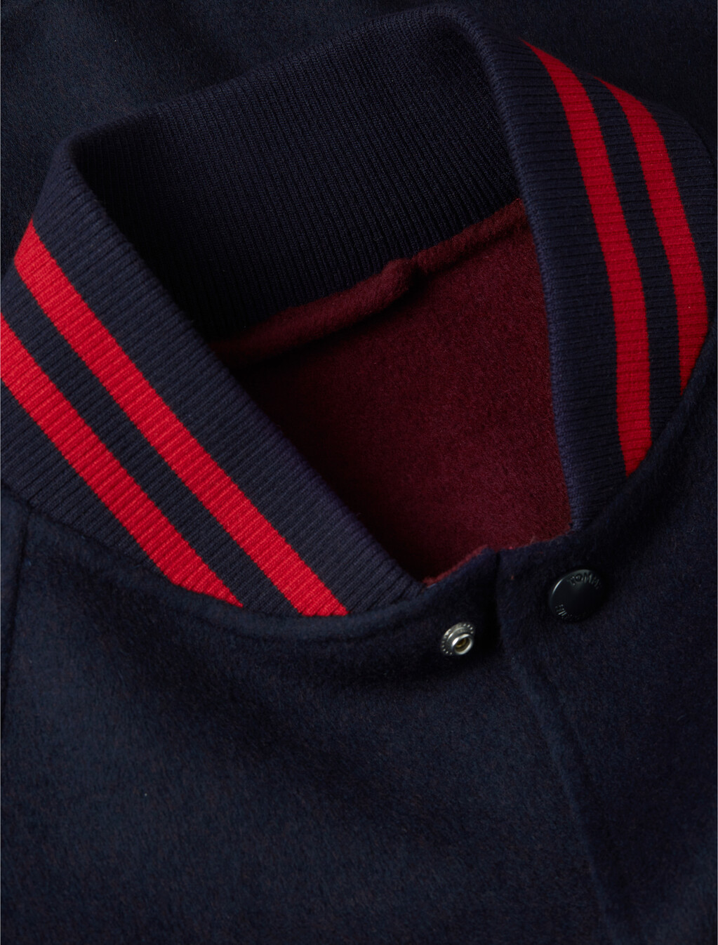 Crest Wool Blend Varsity Jacket, Navy Blue / Navy Blue, hi-res