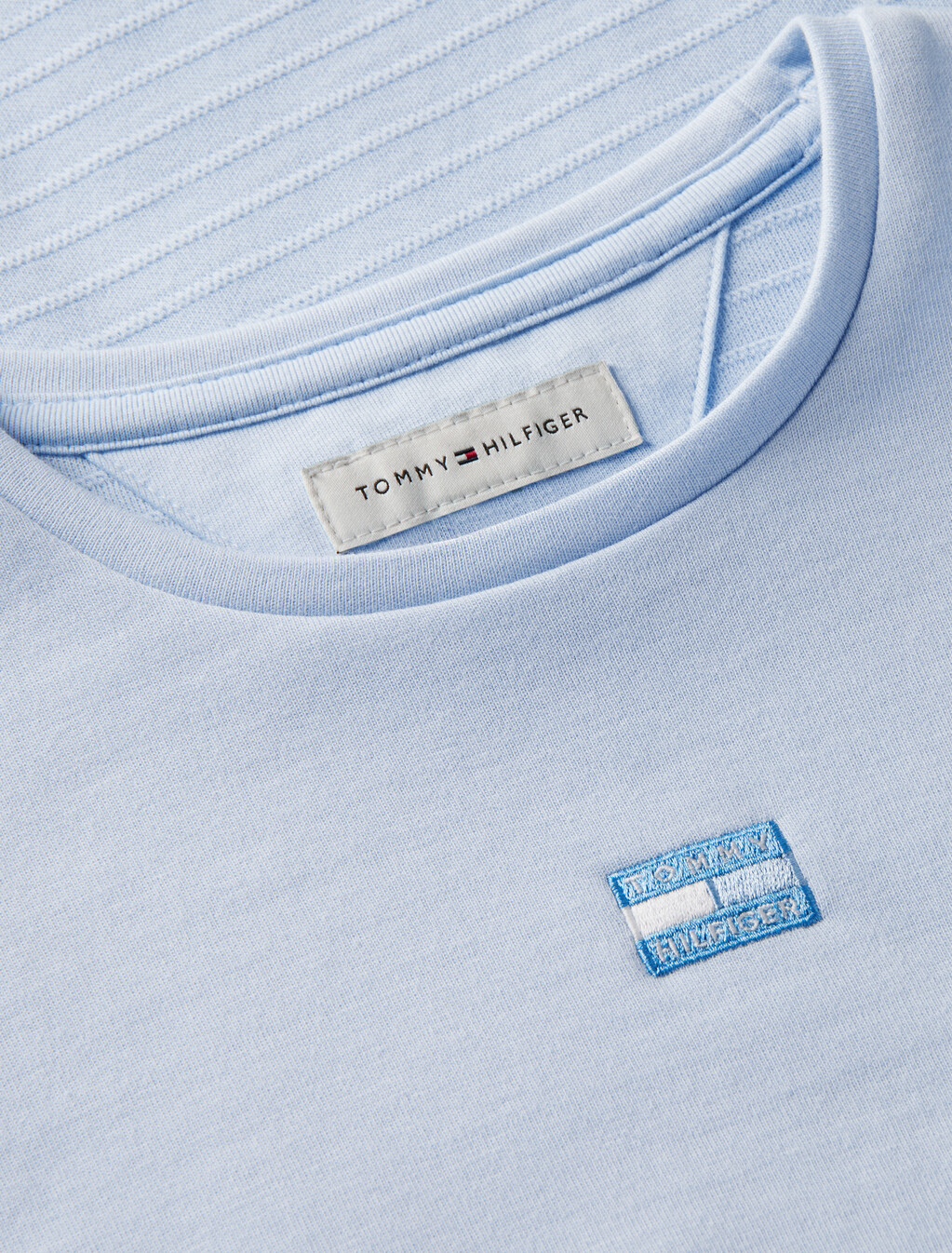 Tonal Flag Logo Skater Dress, Breezy Blue, hi-res