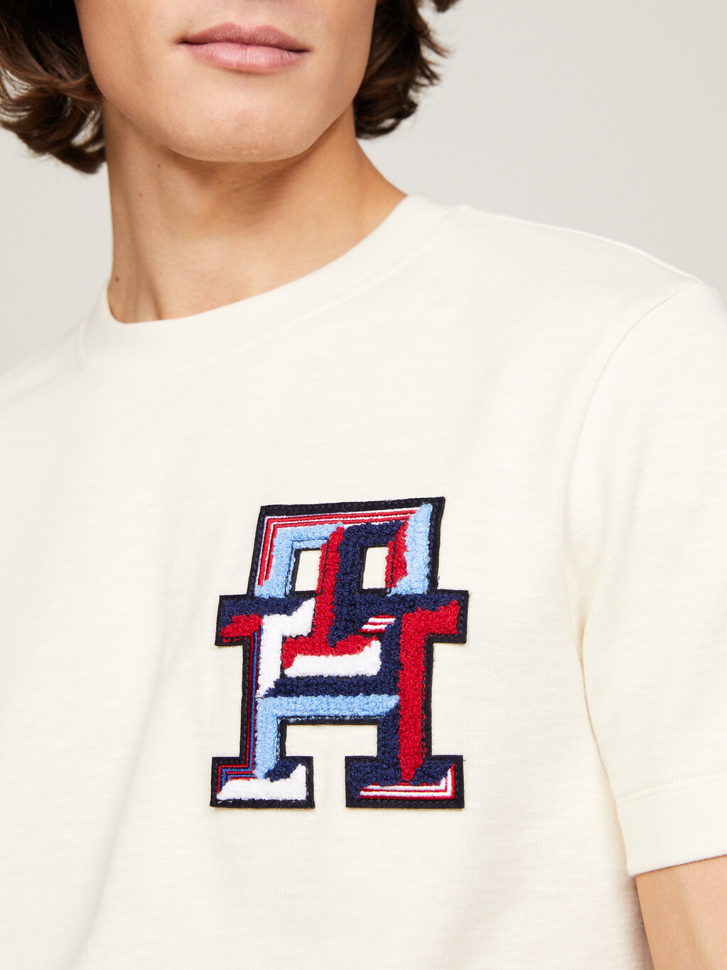 TH Monogram圈布 T 恤, Calico, hi-res