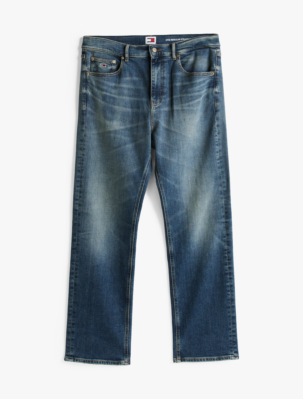 Otis Faded Straight Leg Jeans, Denim Dark, hi-res