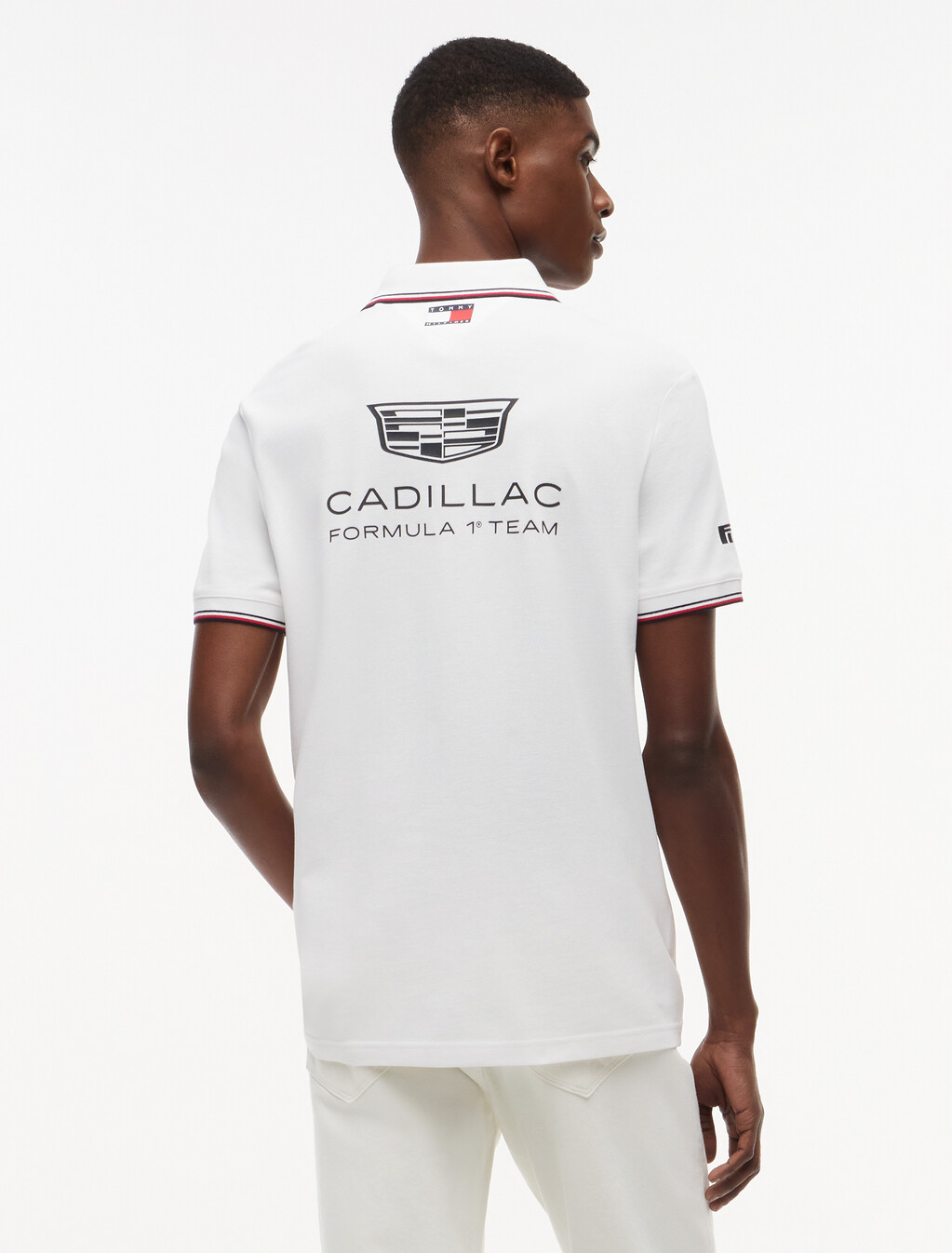 TH x Cadillac Formula 1&reg; 車隊復刻版 Polo 衫, White, hi-res