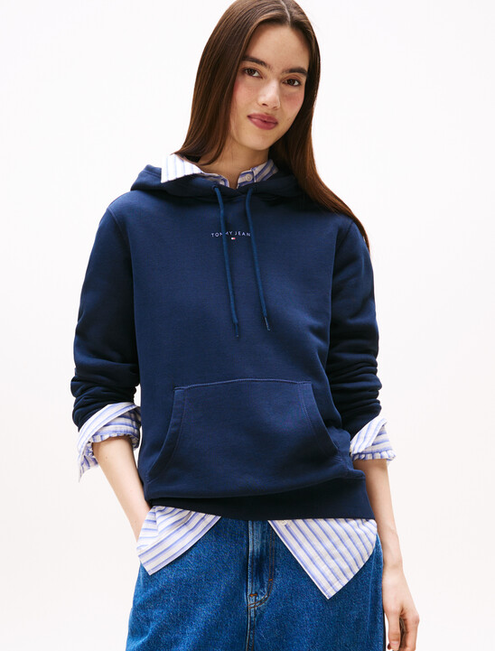 Linear Logo Fleece Hoody