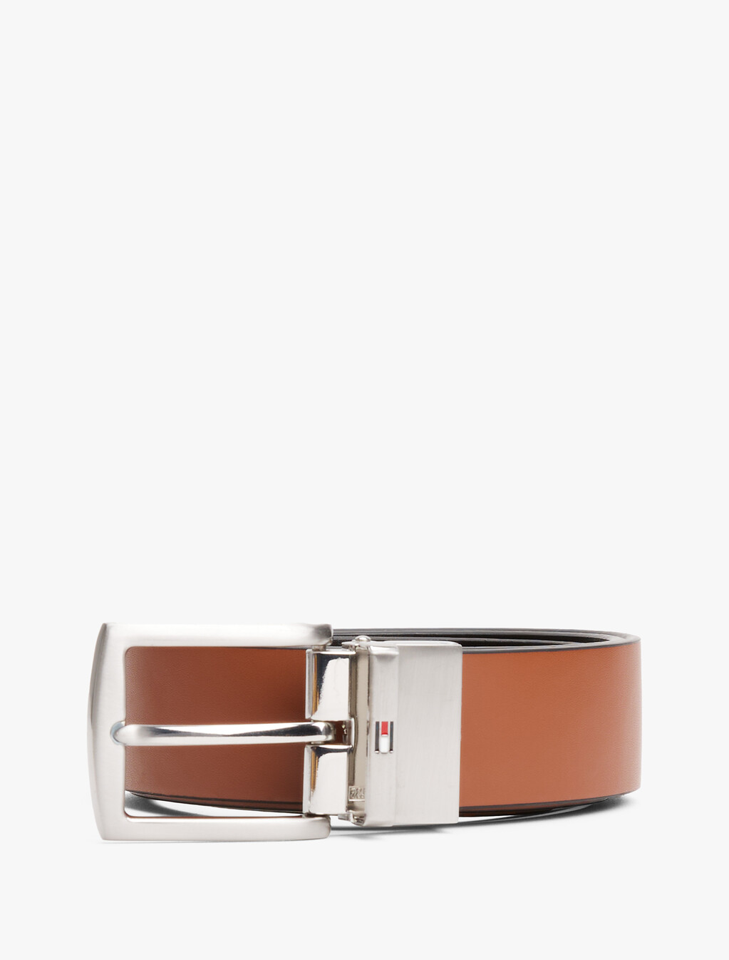 Reversible Leather Belt, Cognac / Black, hi-res