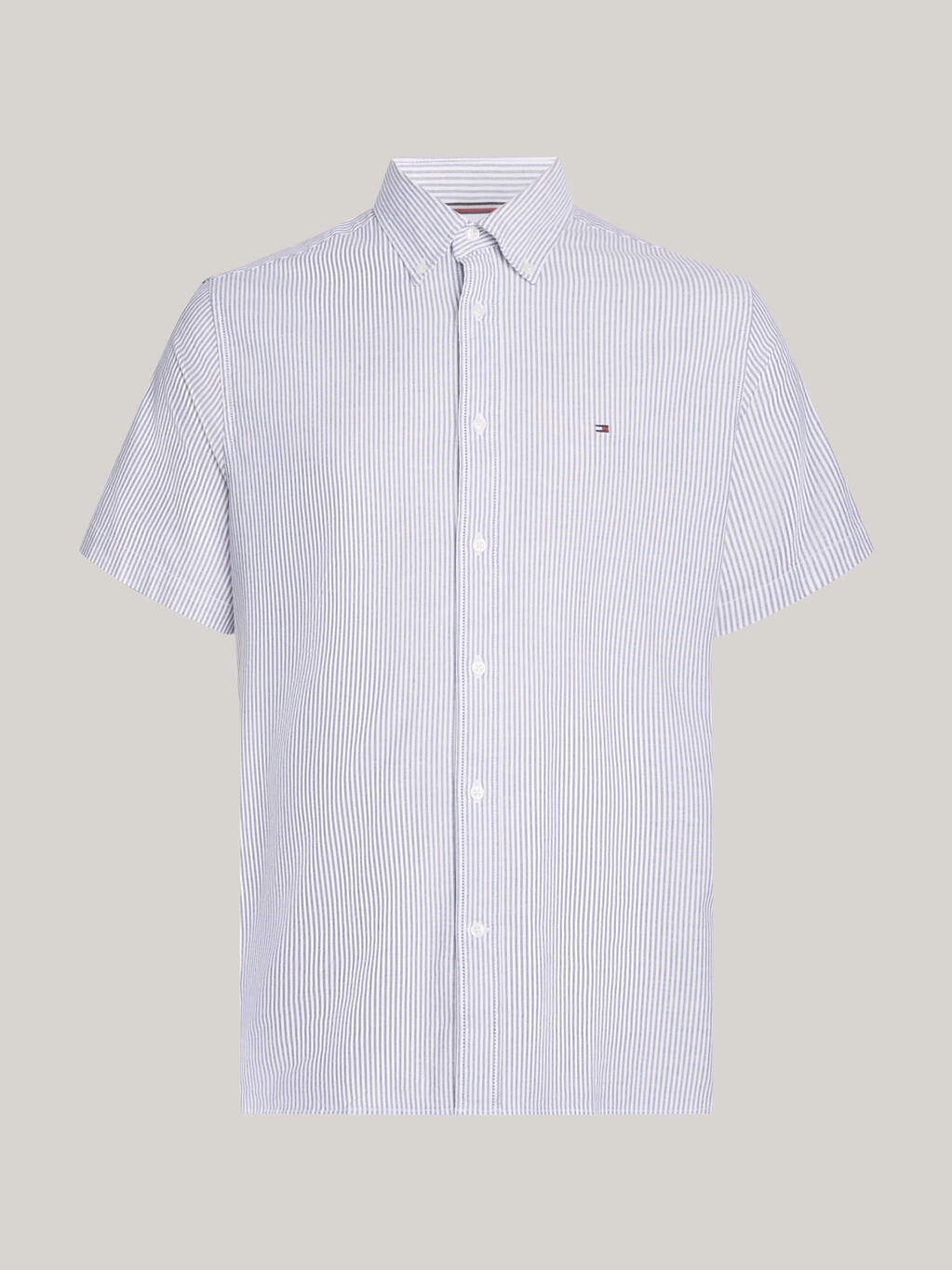旗幟條紋短袖恤衫, Carbon Navy / Optic White, hi-res