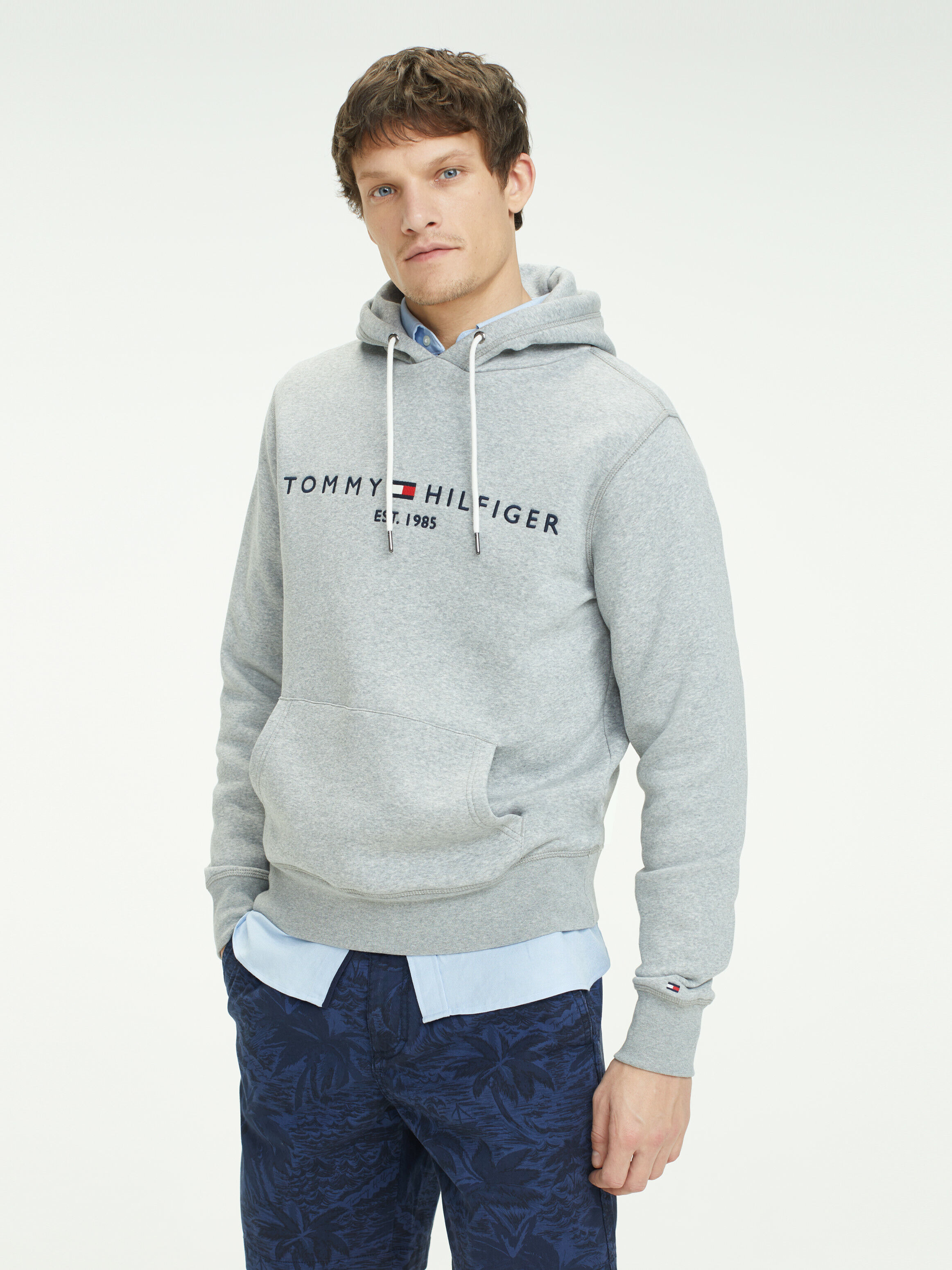 Tommy clearance hoodie grey