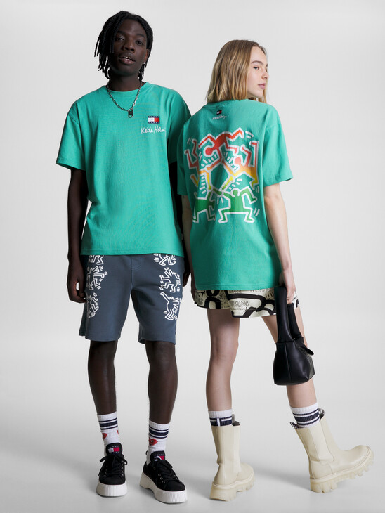 TOMMY X KEITH HARING DUAL GENDER RELAXED FIT T-SHIRT