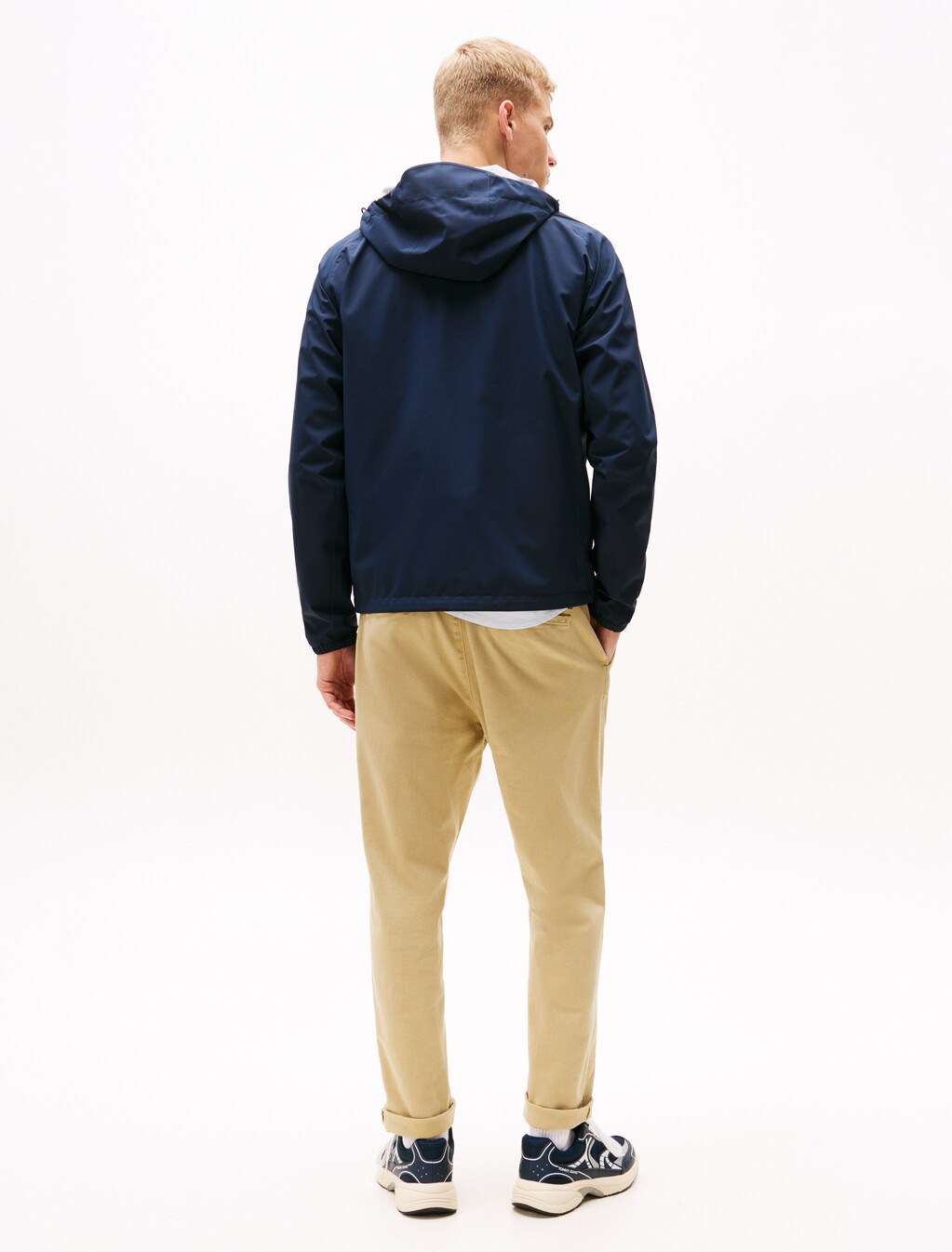 Zip-Thru Relaxed Windbreaker, Dark Night Navy, hi-res