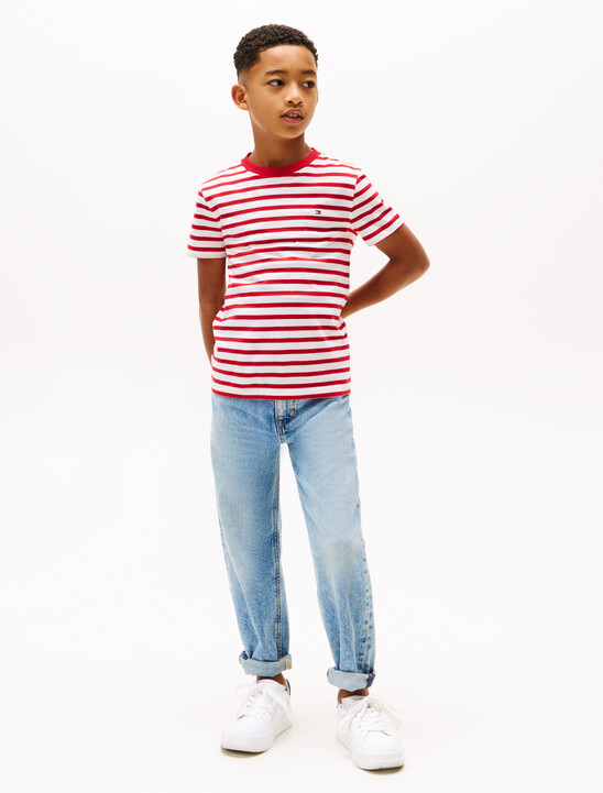 Contrast Crew Neck T-Shirt