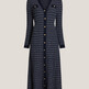 Navy/ Ivory Texture Stp