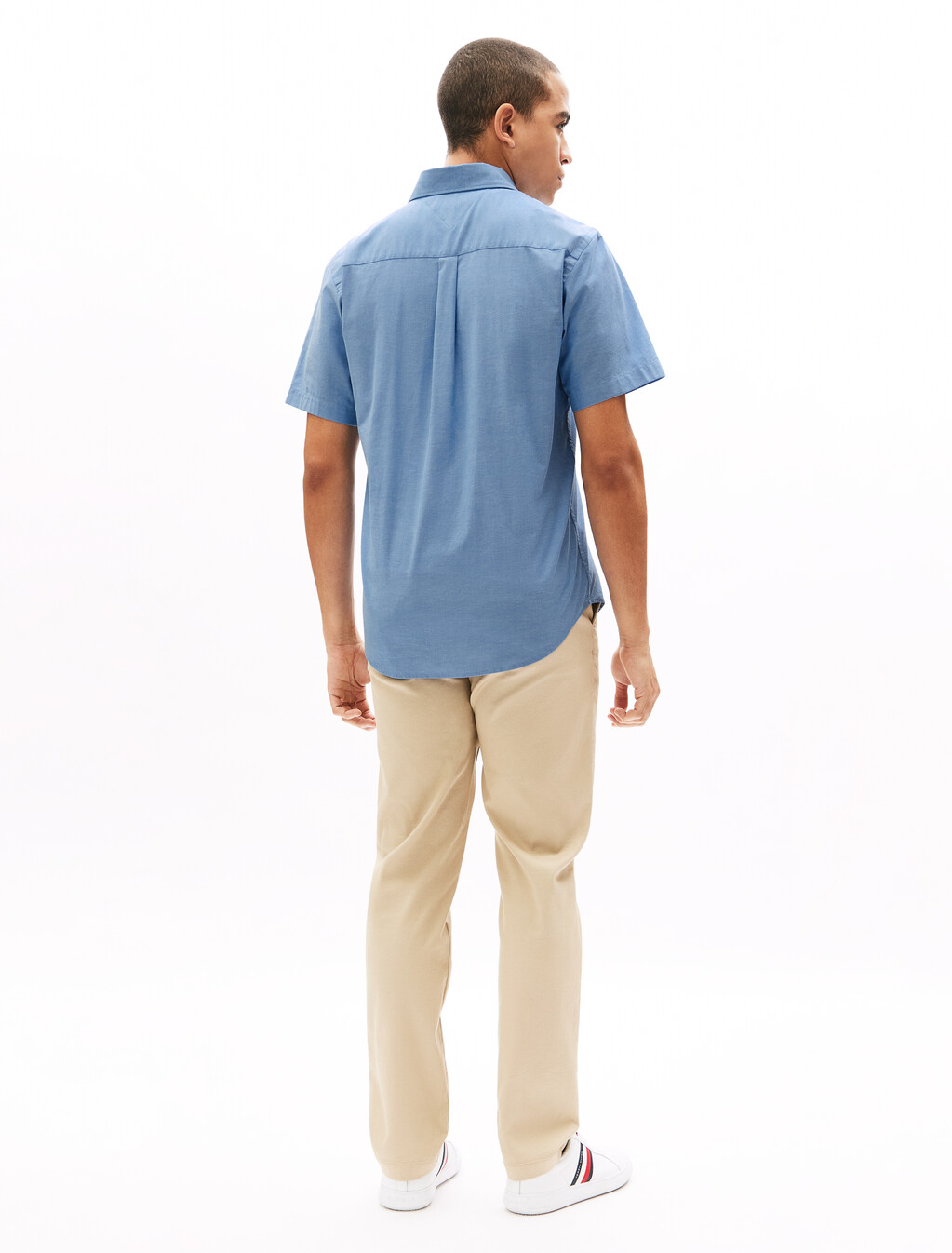 Oxford Short Sleeve Shirt, Shirt Blue, hi-res