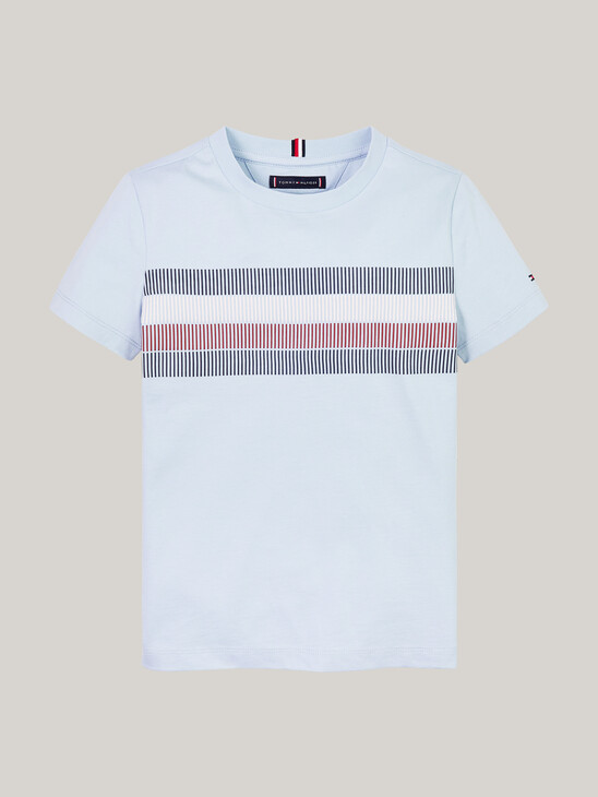 Global Stripe Crew Neck T-Shirt