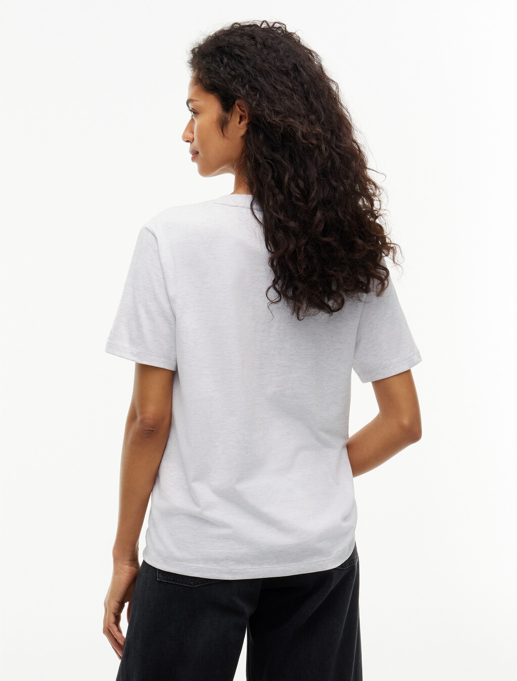 Textured Logo Relaxed Jersey T-Shirt, Ice Grey Heather, hi-res