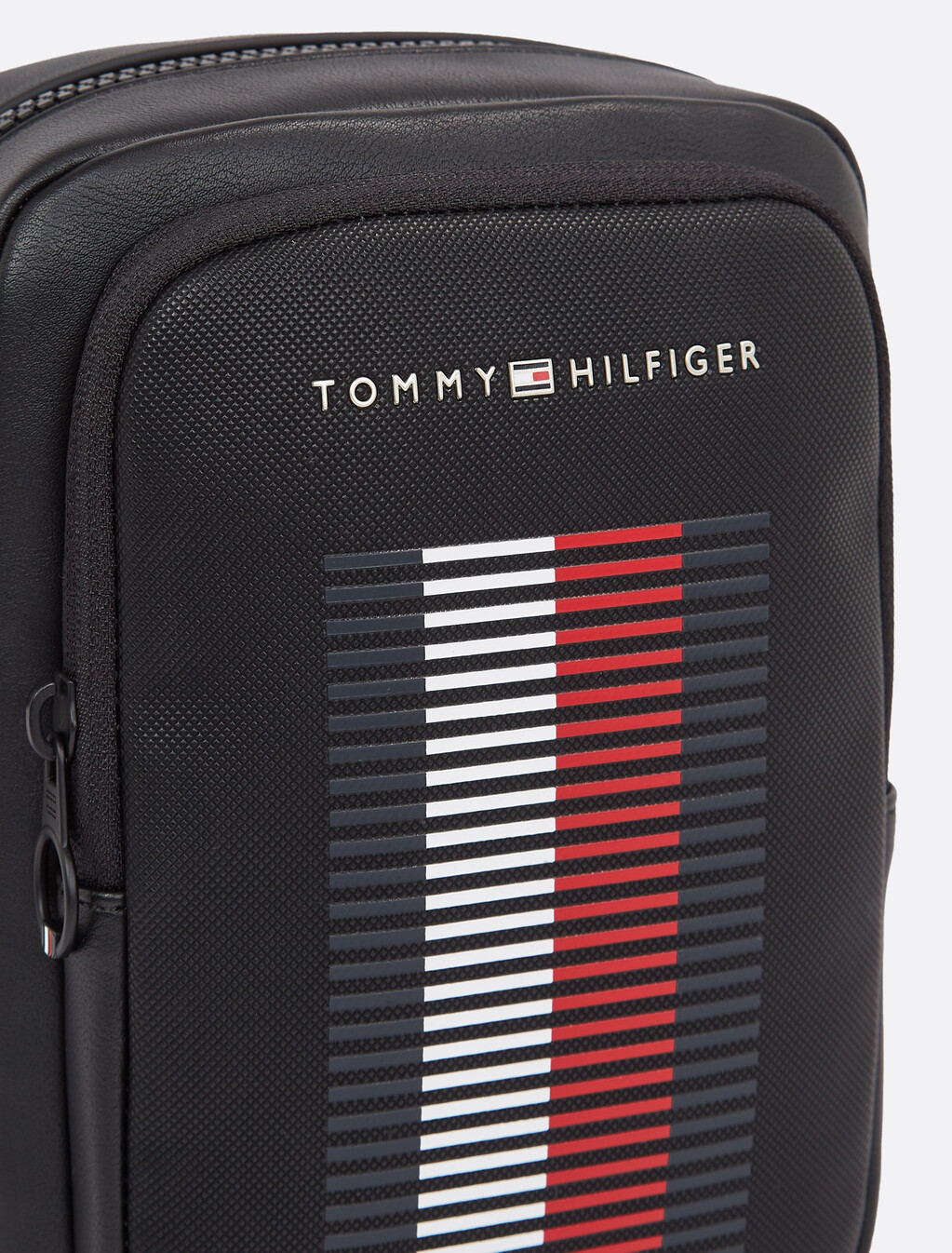 Global Stripe Pique Mini Reporter Bag, Black, hi-res