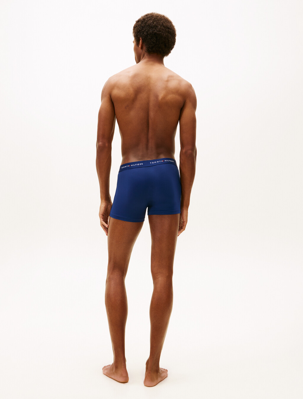 Signature Logo Waistband Stretch Trunk, Preppy Navy, hi-res