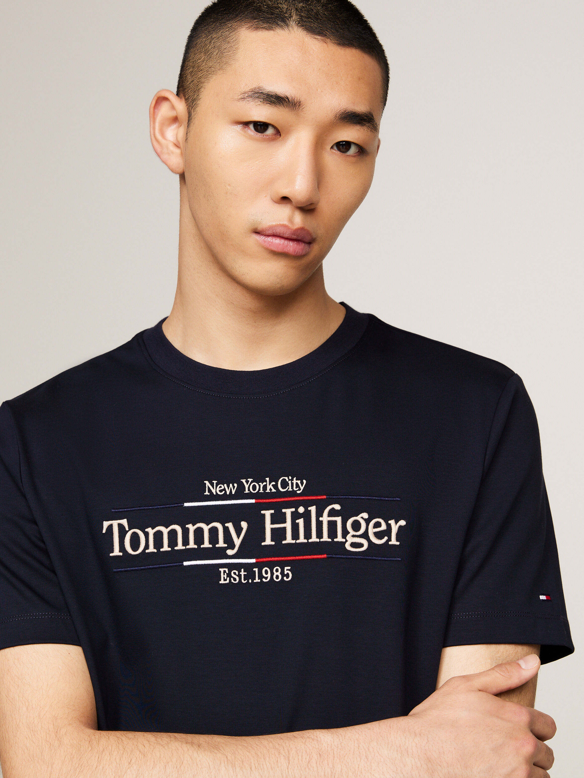 Tommy hilfiger embroidery discount