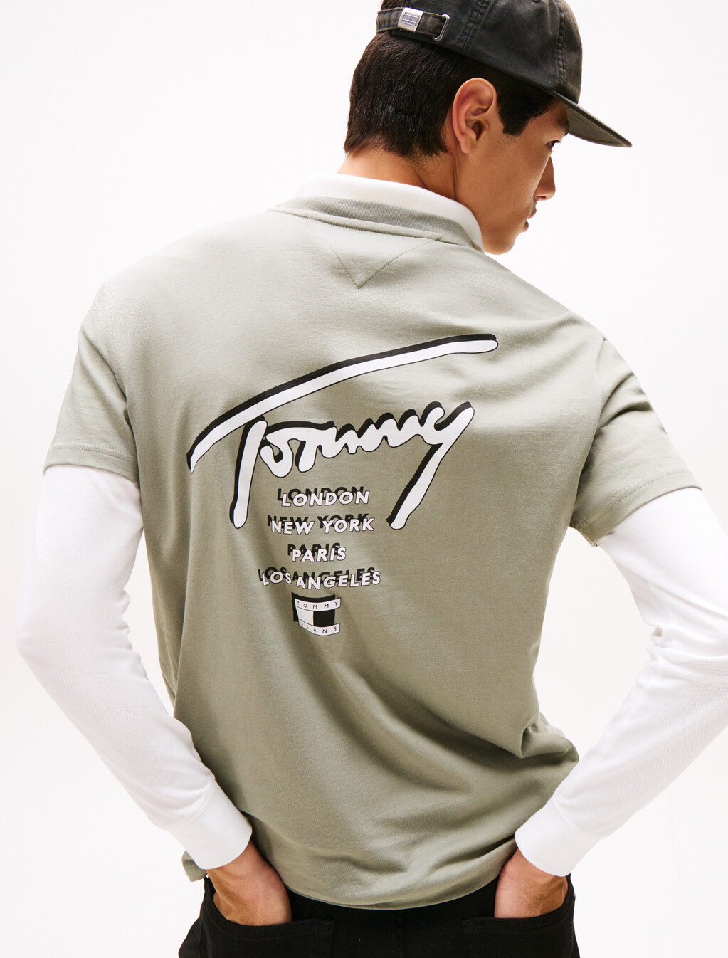Signature Back Logo Jersey T-Shirt, Utility Sage, hi-res