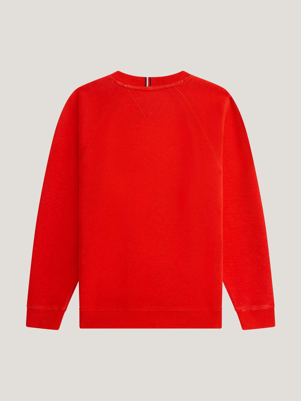 Boys Crest Embroidery Sweatshirt, Fierce Red, hi-res