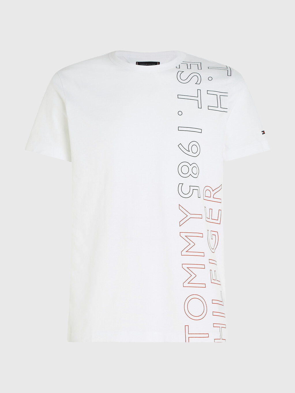 Logo Slim Fit T-Shirt, White, hi-res