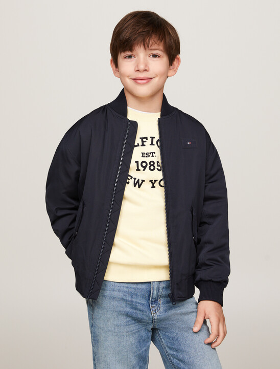 Hilfiger Monotype Back Logo Padded Bomber Jacket