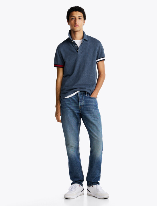 Flag Cuff Slim Polo