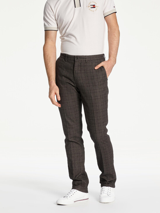 DENTON BRUSHED CHECK PANTS DENTON BRUSHED CHECK PANTS