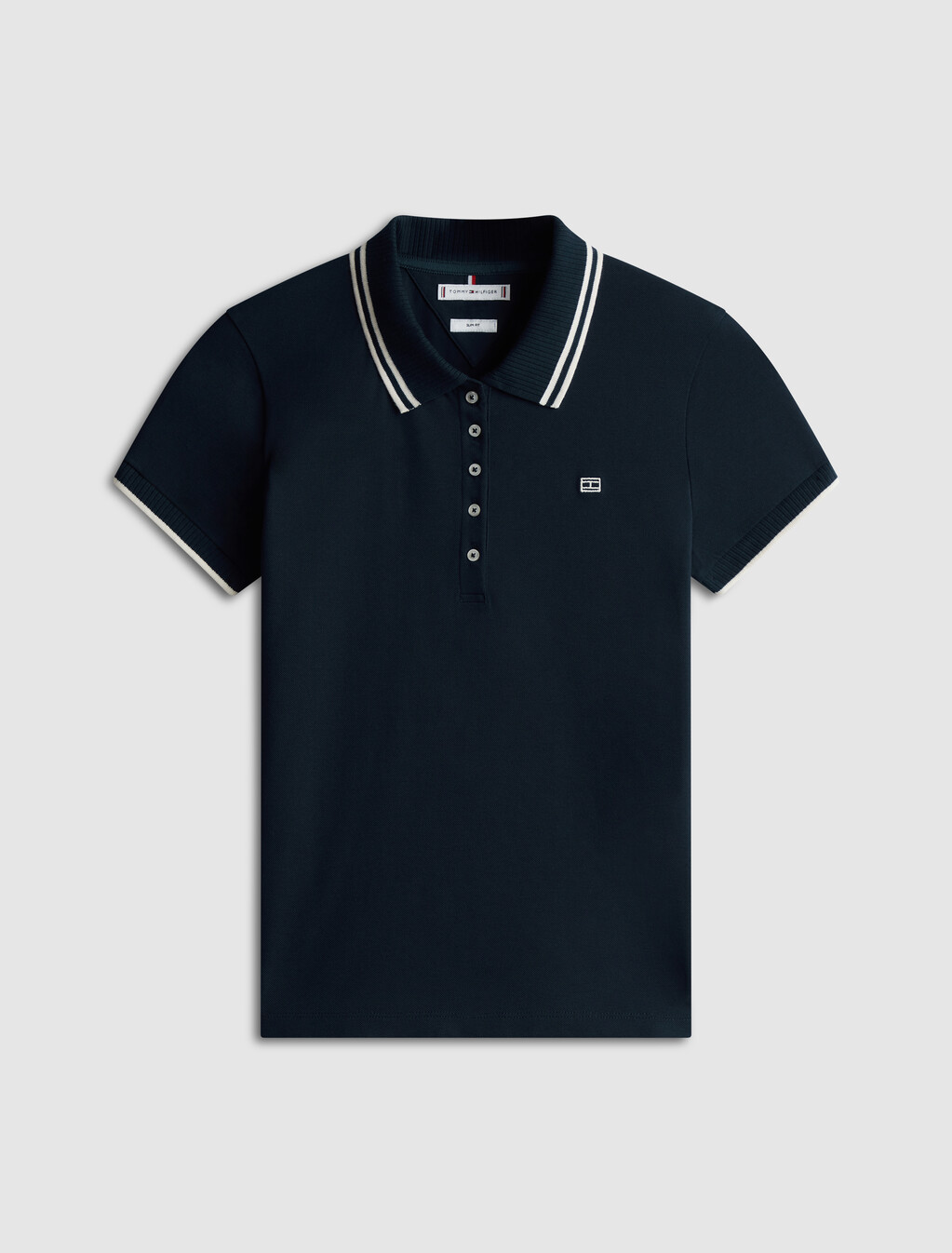 亞洲版修身 Polo 衫, Dark Night Navy, hi-res