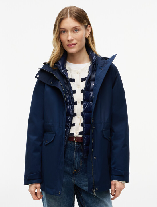 3-In-1 Down Hooded Parka